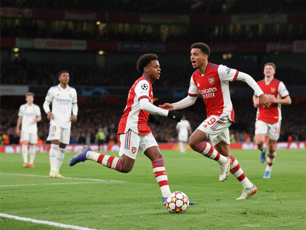 【欧冠】阿森纳5-1狂胜皇马,萨卡与马丁内利建功双杀对手 【欧冠】阿森纳5-1狂胜皇马,萨卡与马丁内利建功双杀对手