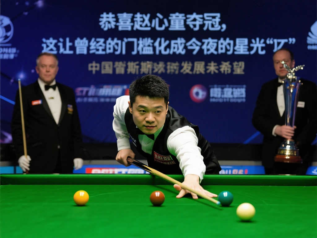 丁俊晖：祝贺赵心童登顶，昔日挑战今成璀璨星辰✨