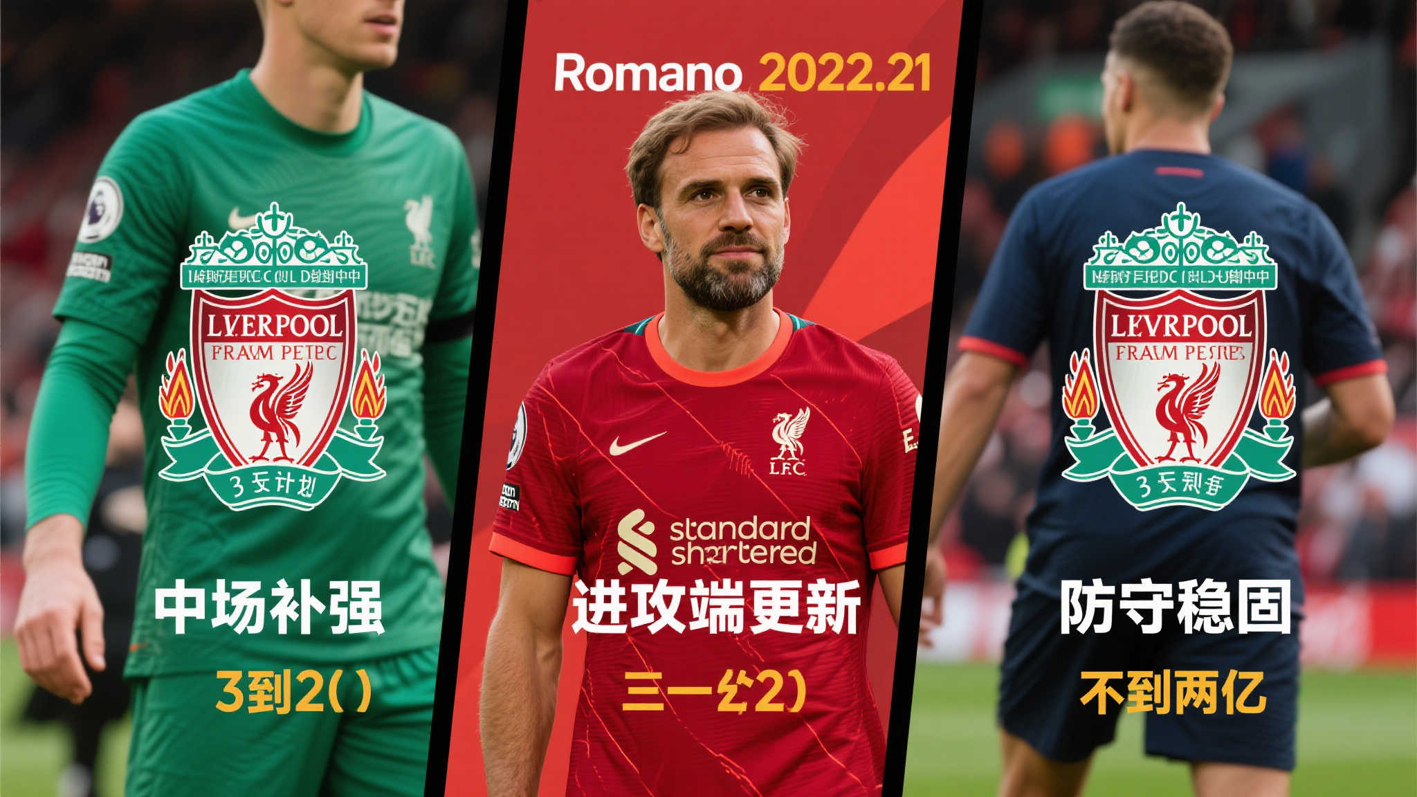 罗马诺揭秘:利物浦初夏豪掷近2亿镑引三强援,背后深意几何? 罗马诺揭秘:利物浦初夏豪掷近2亿镑引三强援,背后深意几何?